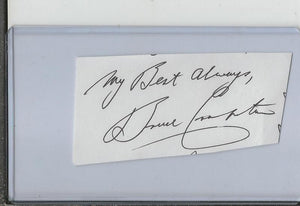 Bruce Crampton Signed Vintage Album Page