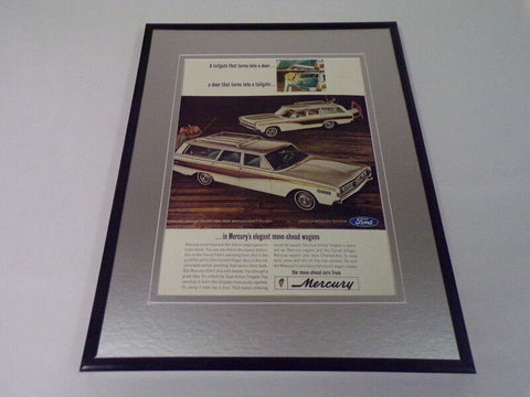 1966 Mercury Wagons Framed 11x14 ORIGINAL Vintage Advertisement 