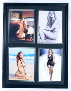 Gigi Hadid Signed Framed 18x24 Photo Display