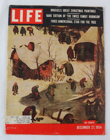 ORIGINAL Vintage Life Magazine Dec 27 1954