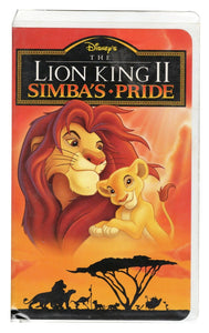 Lion King II Simba's Pride VINTAGE VHS Cassette in Clamshell Case