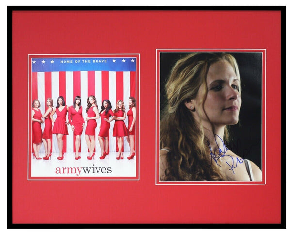 Sally Pressman Signed Framed 16x20 Photo Set AW Army Wives