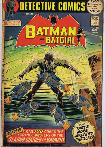 Detective Comics #419 ORIGINAL Vintage 1972 DC Comics Batman