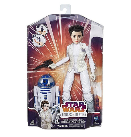 NEW SEALED 2016 Star Wars 11" Princess Leia & R2-D2 Action Figure Set