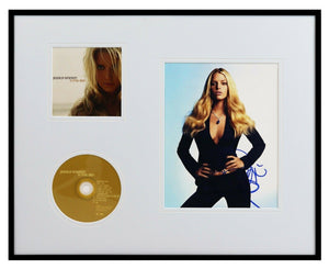 Jessica Simpson Signed Framed 16x20 In This Skin CD & Photo Display JSA