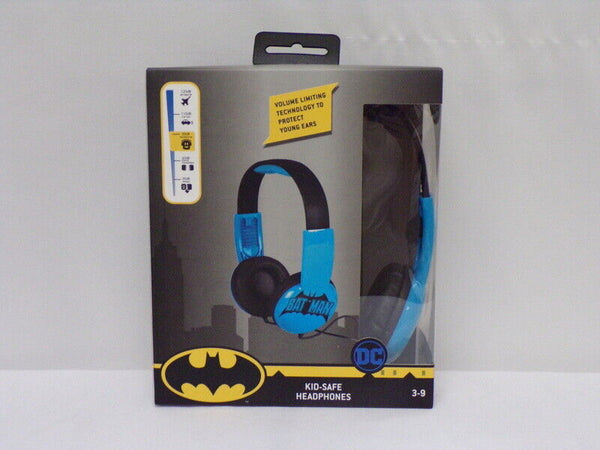 NEW SEALED DC Comics Batman Kid Safe Headphones