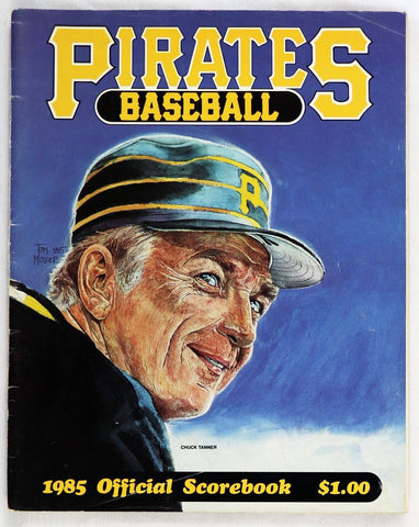 VINTAGE 1985  Pittsburgh Pirates Official Scorebook Chuck Tanner