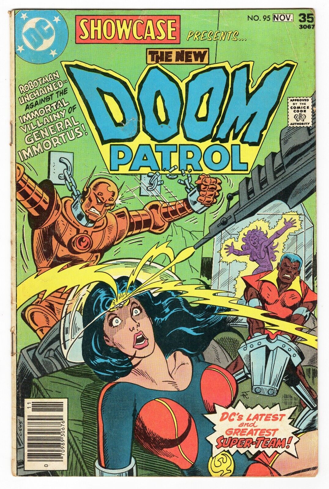 Showcase #95 VINTAGE 1977 DC Comics 2nd Appearance New Doom Patrol