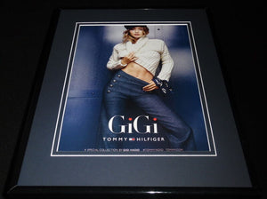 Gigi Hadid 2016 Tommy Hilfiger Framed 11x14 ORIGINAL Advertisement B