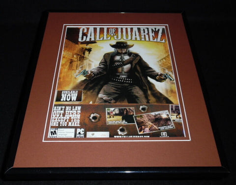 Call of Juarez 2007 Framed 11x14 ORIGINAL Vintage Advertisement