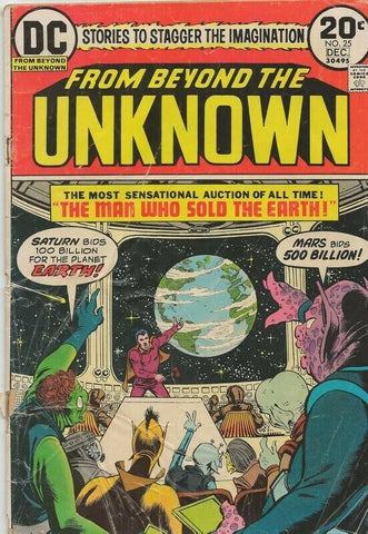 From Beyond the Unknown #25 ORIGINAL Vintage 1973 DC Comics 