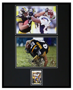 Hines Ward Signed Framed 16x20 Photo Display Steelers 