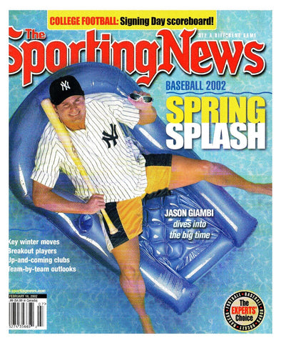 VINTAGE 2002 Sporting News Baseball Preview Magazine Jason Giambi