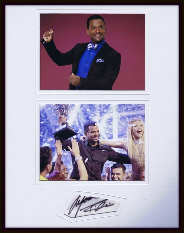 Alfonso Ribeiro Signed Framed 11x14 Photo Set Fresh Prince of Bel Air DWTS