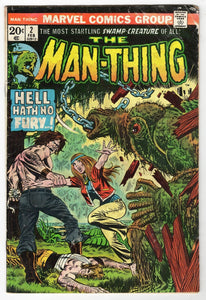 Man Thing #2 VINTAGE 1974 Marvel Comics