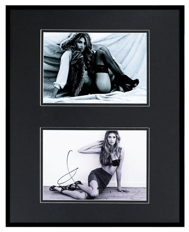 Dawn Olivieri Signed Framed 16x20 Heels Stockings Photo Set AW House of Lies