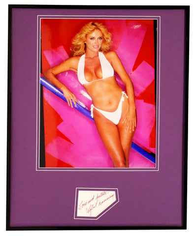 Sybil Danning Signed Framed 16x20 Bikini Photo Display 