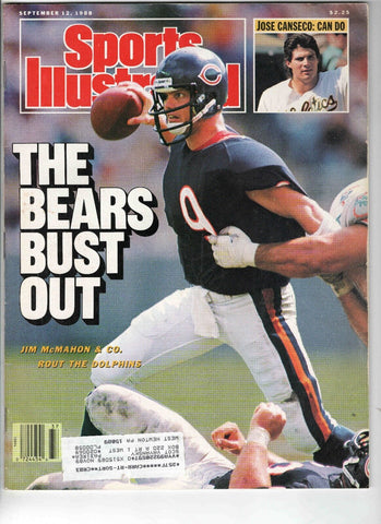 Sep 12 1988 Sports Illustrated Magazine Jim McMahon Bears