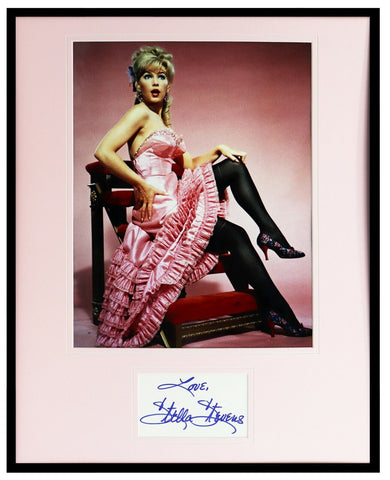 Stella Stevens Signed Framed 16x20 Photo Display JSA 