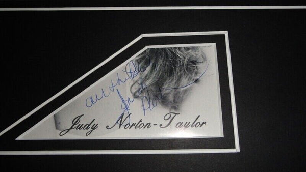 Judy Norton Taylor Signed Framed 11x14 Photo Display JSA The Waltons