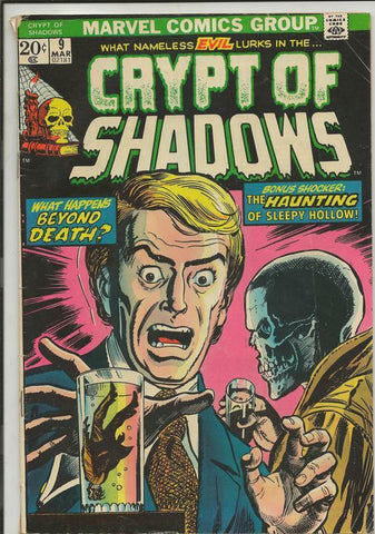 Crypt of Shadows #9 ORIGINAL Vintage 1974 Marvel Comics  