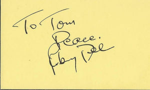 Ruby Dee Signed Vintage 3x5 Index Card JSA B