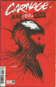 Carnage Black White & Blood #1 2021 Marvel Patrick Gleason Webhead Variant