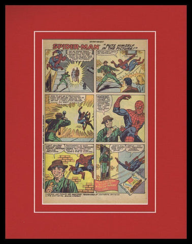 1978 Spider-Man Twinkies Framed 11x14 ORIGINAL Vintage Advertisement 