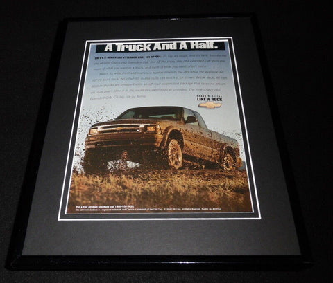 1994 Chevy S-Series ZR2 Truck 11x14 Framed ORIGINAL Vintage Advertisement 