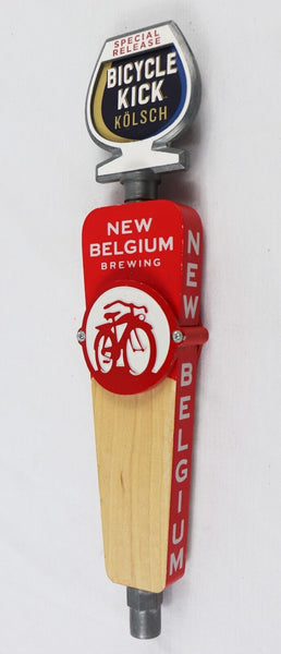 New Belgium Brewing Co Bicycle Kick Kolsch Beer Keg Tap Handle