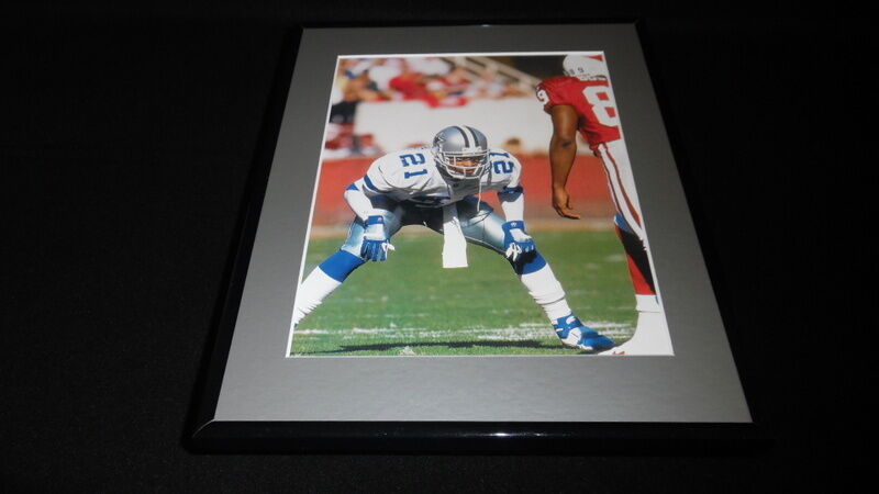 Deion Sanders vs David Boston Cowboys Framed 11x14 Photo Display