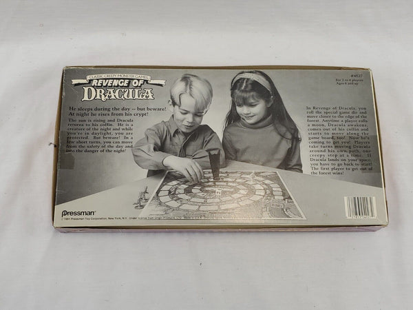 VINTAGE 1991 Pressman Revenge of Dracula Board Game