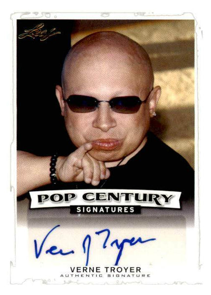 2014 Leaf Pop Century Verne Troyer Certified Autograph Austin Powers Mini Me