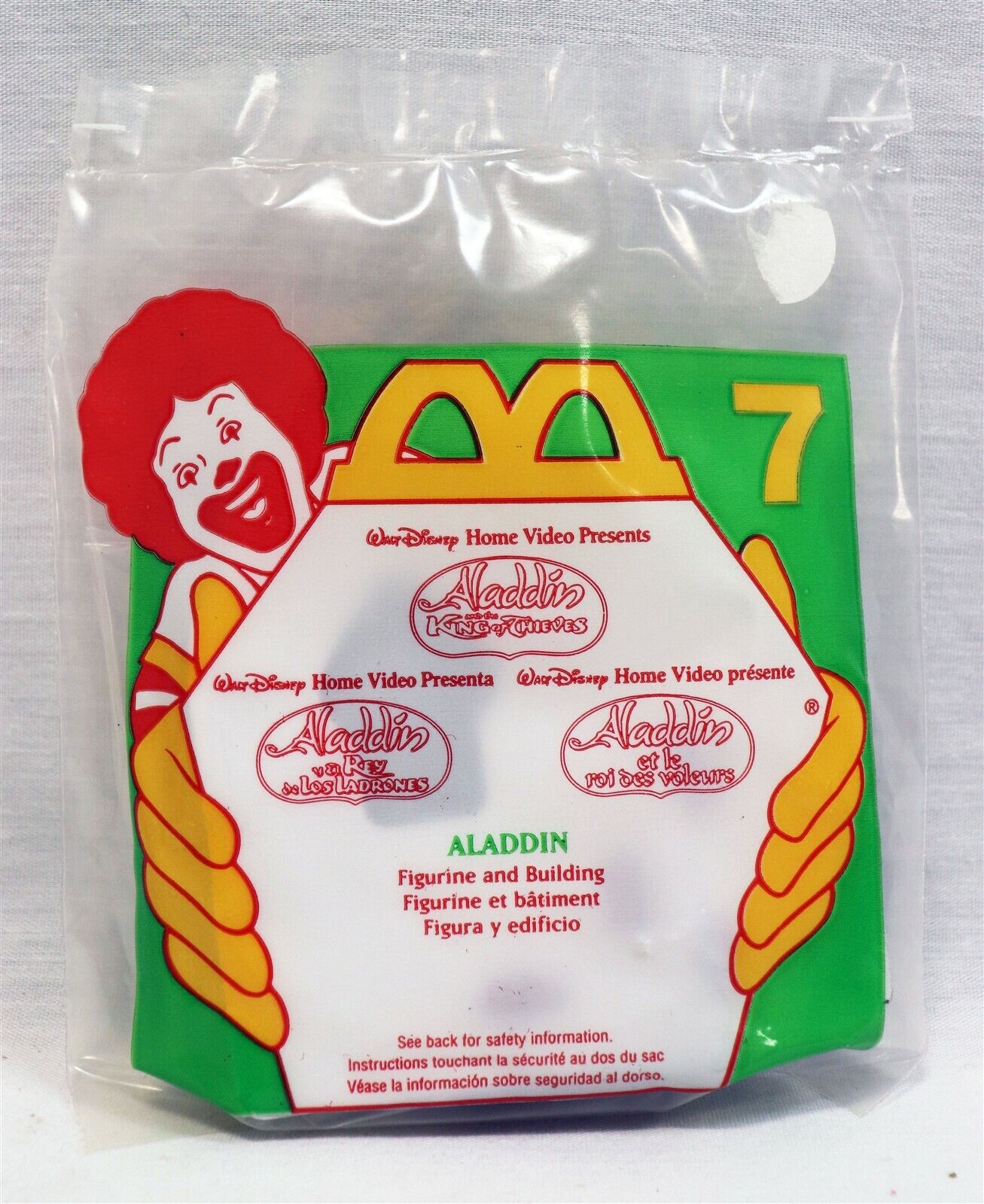 VINTAGE SEALED 1997 McDonald's Aladdin King of Thieves Figure