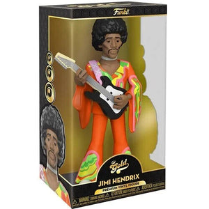 NEW SEALED 2021 Funko GOLD Jimi Hendrix 12" Action Figure Statue