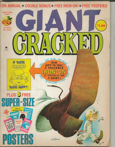 ORIGINAL Vintage 1976 Cracked Magazine Giant #12