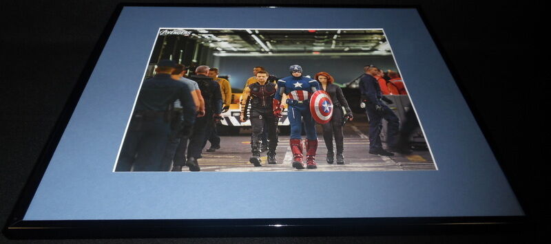 Avengers Captain America Hawkeye & Black Widow Framed 16x20 Poster Display 