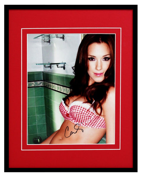 Carly Craig Signed Framed 11x14 Photo Display AW Role Models