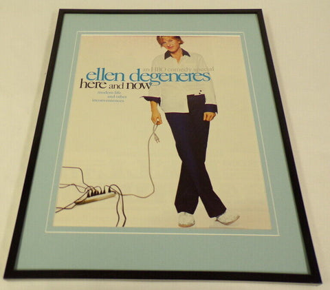 Ellen Degeneres Here and Now 2003 HBO Framed 11x14 ORIGINAL Advertisement 