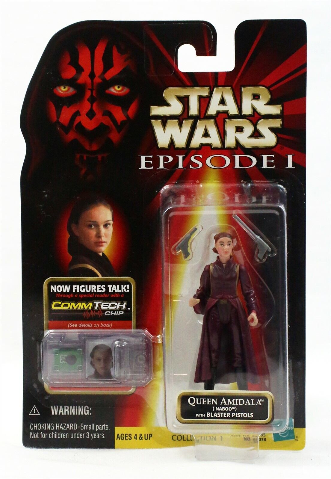 VINTAGE SEALED 1998 Star Wars Episode I Queen Amidala Action Figure