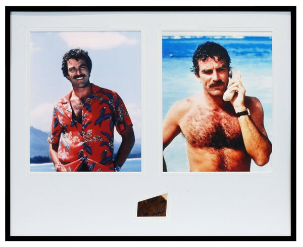 Tom Selleck Signed Framed 16x20 Photo Set JSA Magnum PI