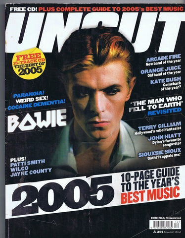 ORIGINAL Vintage December 2005 Uncut Magazine David Bowie Patti Smith