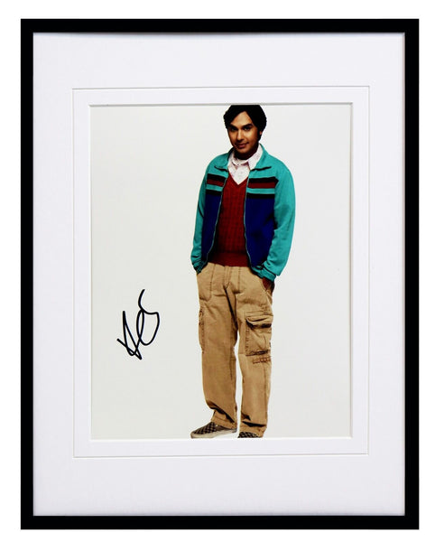 Kunal Nayyar Signed Framed 11x14 Photo Display AW Big Bang Theory Sullivan & Son