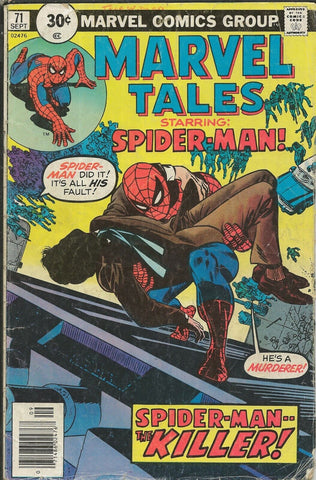 Marvel Tales #71 VINTAGE 1976 Marvel Comics Reprints Amazing Spider-Man 90