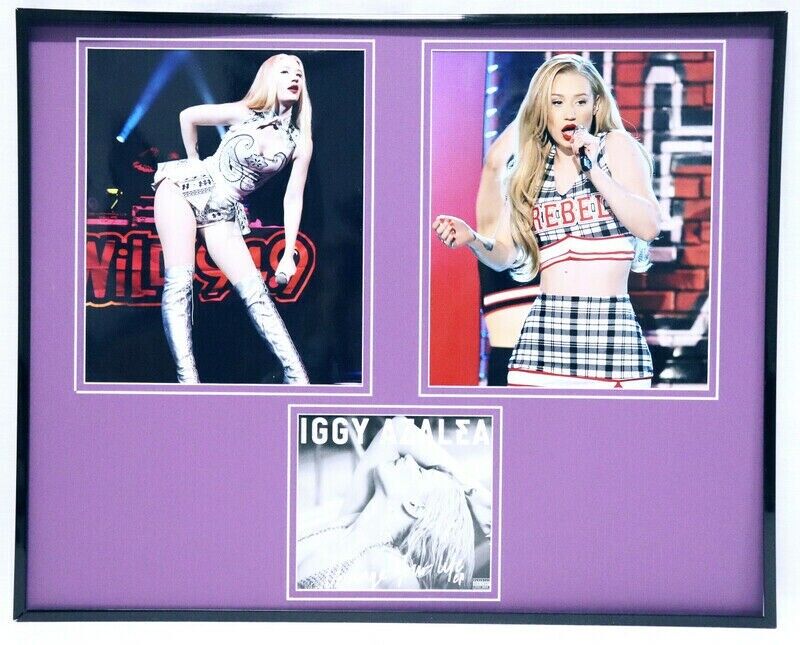 Iggy Azalea Framed 16x20 Change Your Life CD & Photo Display 