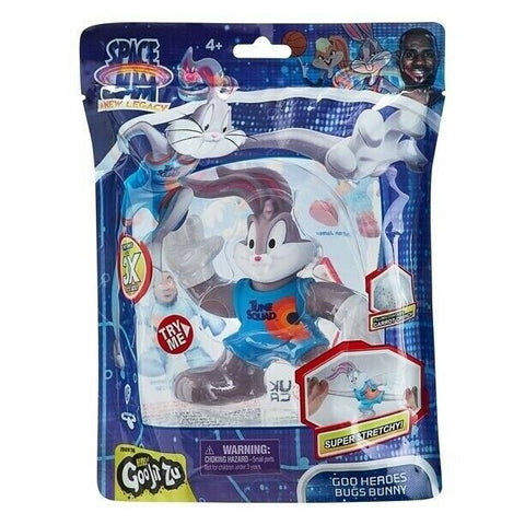 NEW 2021 Space Jam New Legacy Heroes of Goo Jit Zu Bugs Bunny Stretch Figure