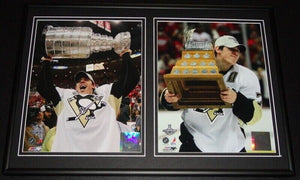 Evgeni Malkin 2009 Stanley Cup & Conn Smythe Framed 12x18 Photo Set Penguins