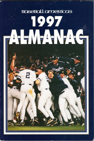 ORIGINAL Vintage 1997 Baseball America Almanac Book '96 Yankees Cover