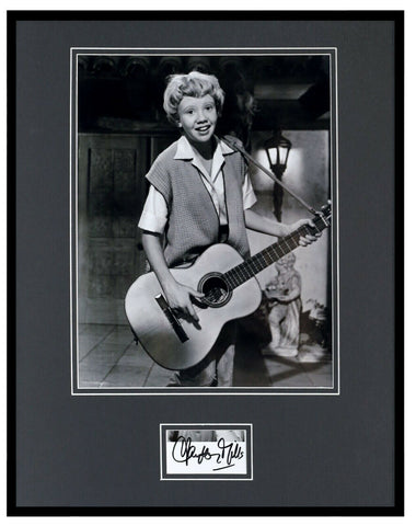 Hayley Mills Signed Framed 16x20 Photo Display The Parent Trap 