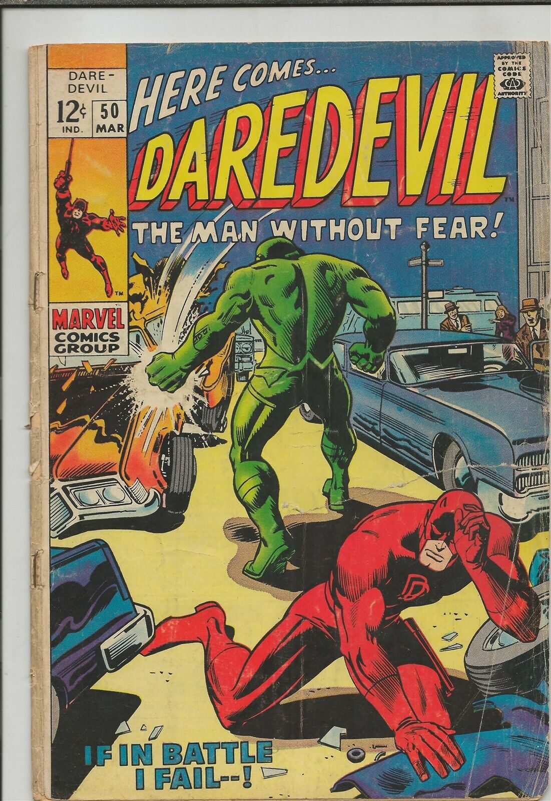 Daredevil #50 VINTAGE 1969 Marvel Comics 